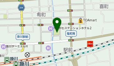 駅前公園の地図画像