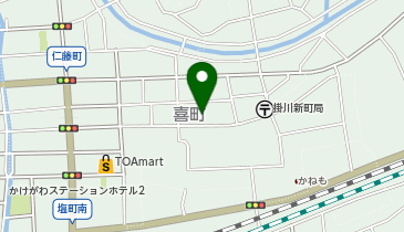 喜町区公会堂の地図画像