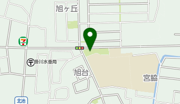 旭ヶ丘南公園の地図画像