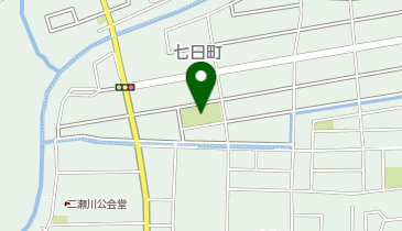 七日町公園の地図画像