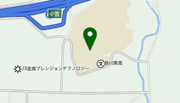 掛川東高校の地図画像