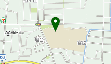 東中学校の地図画像