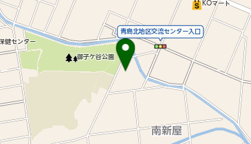 青島北地区交流センターの地図画像