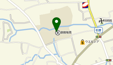 御殿場高等学校の地図画像