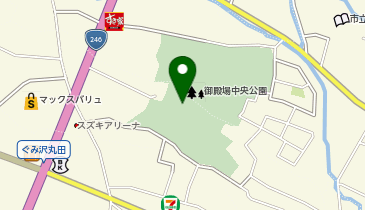 中央公園の地図画像