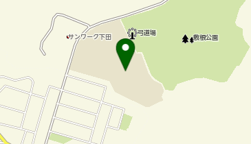 下田中学校(グラウンド)の地図画像