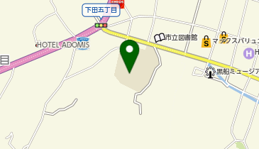 下田小学校(グラウンド)の地図画像