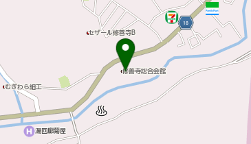 修善寺総合会館の地図画像