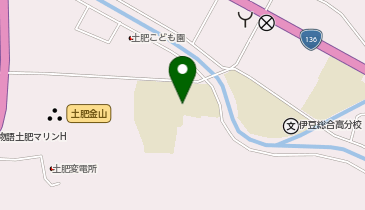 土肥小中一貫校の地図画像