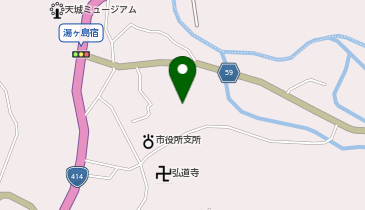 旧湯ヶ島小学校の地図画像
