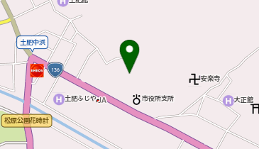 旧土肥小学校(体育館)の地図画像