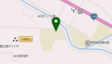 土肥小中一貫校(体育館)の地図画像