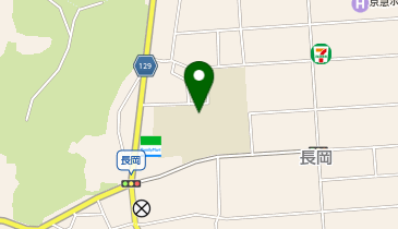 長岡南小学校の地図画像