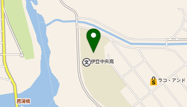 県立伊豆中央高等学校の地図画像