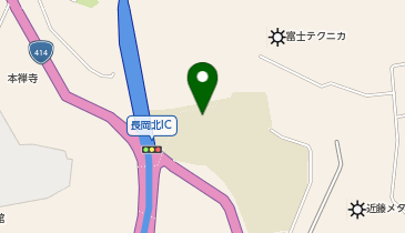 長岡中学校の地図画像