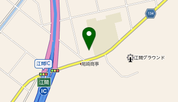 江間防災センターの地図画像