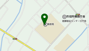 榛原高等学校の地図画像