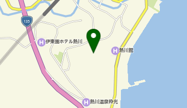 熱川温泉しおかぜ広場の地図画像