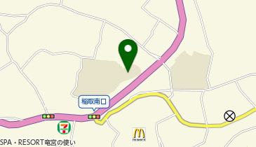 稲取中学校体育館の地図画像