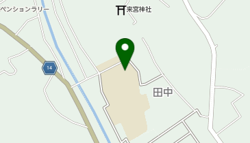 河津中学校体育館の地図画像
