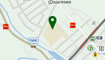 河津小学校校舎の地図画像