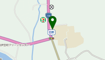 南伊豆東小学校体育館の地図画像