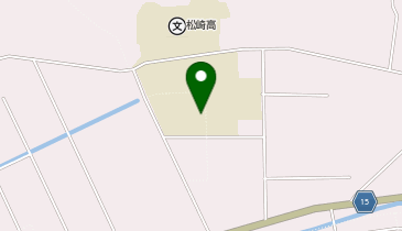 松崎高校グラウンドの地図画像