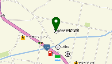 西伊豆町役場3階・屋上の地図画像