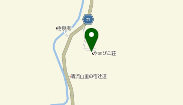 やまびこ荘の地図画像