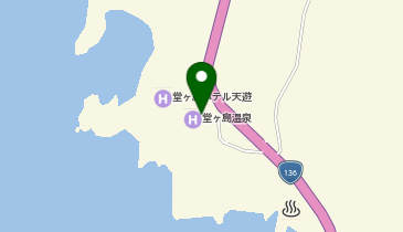 堂ヶ島温泉ホテルの地図画像