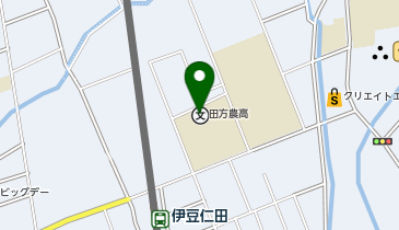 田方農業高校の地図画像