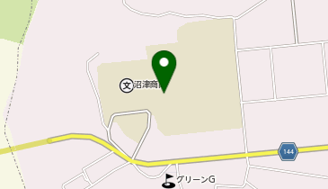 県立沼津商業高校の地図画像