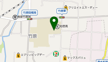 知徳高等学校の地図画像