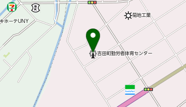 吉田町体育センターの地図画像
