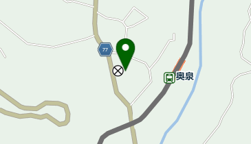 奥泉地区集会所の地図画像