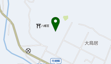 旧天方小学校の地図画像