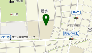 若水中学校の地図画像