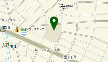 東山小学校の地図画像