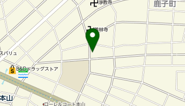 東山コミュニティセンターの地図画像