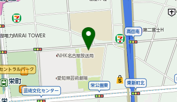 東桜小学校の地図画像