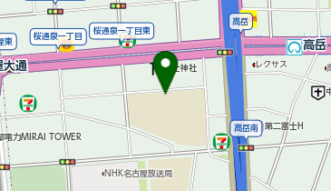 冨士中学校の地図画像