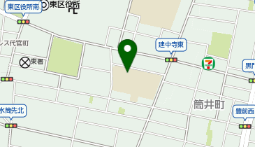 筒井小学校の地図画像