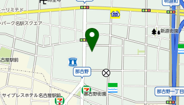 旧那古野小学校の地図画像