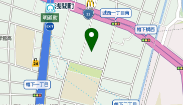 幅下コミュニティセンターの地図画像