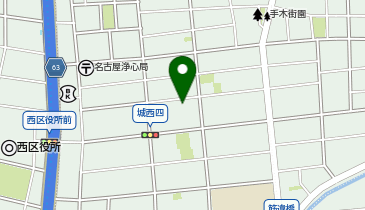 城西コミュニティセンターの地図画像