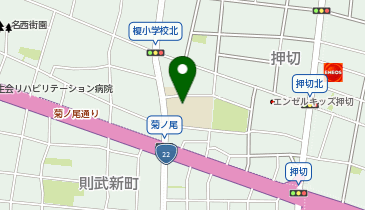 榎小学校の地図画像