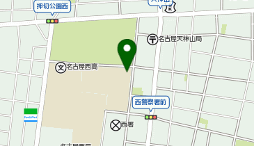 天神山中学校の地図画像