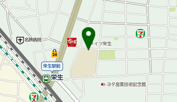 栄生小学校の地図画像