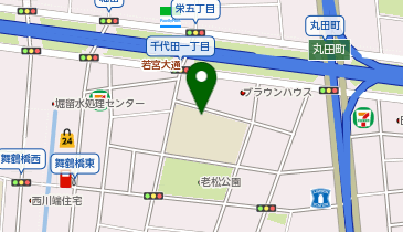 老松小学校の地図画像