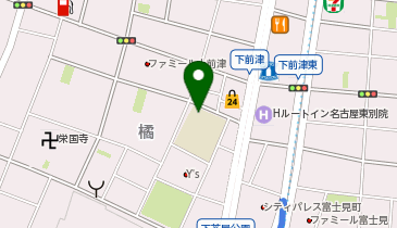 橘小学校の地図画像